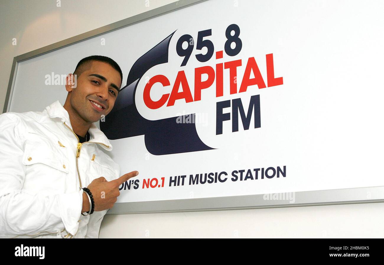 Jay Sean visits 95.8 FM Capital Radio at Global Radio in central London  Stock Photo - Alamy