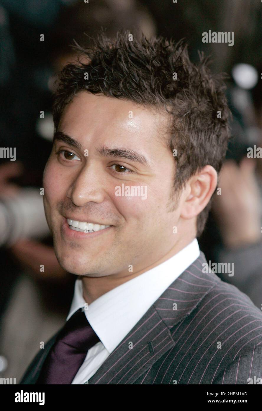 Rav Wilding arrives at the Tric Awards at the Grosvenor House Hotel, London Stock Photo
