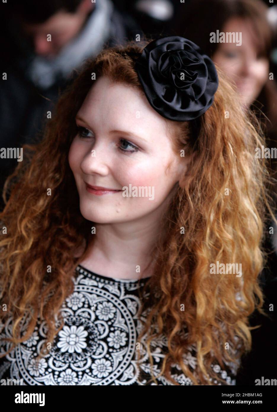 Jennie Mcalpine arrives at the Tric Awards at the Grosvenor House Hotel, London Stock Photo