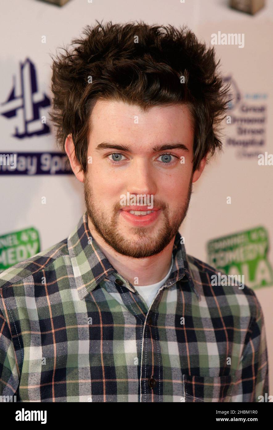 Jack Whitehall arrives at the Comedy Gala at the 02 Arena, London Stock