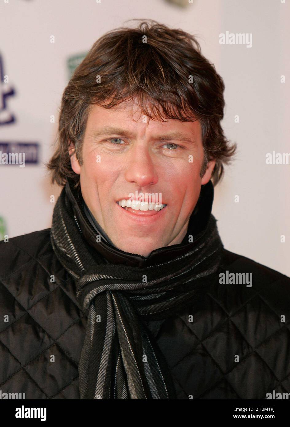 John Bishop arrives at the Comedy Gala at the 02 Arena, London Stock Photo