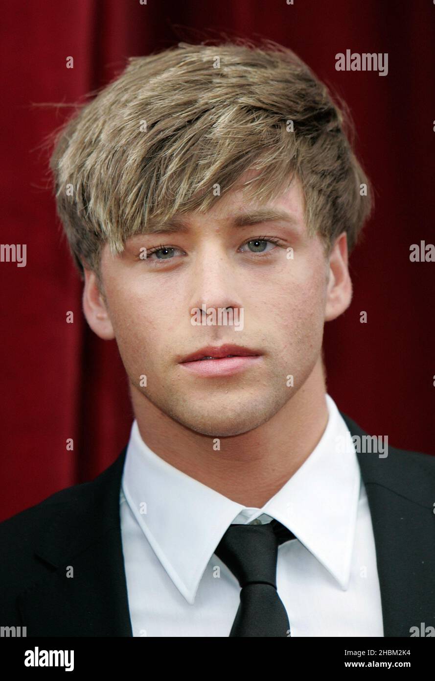 Mitch Hewer arrives arrives for an 'Audience with Michael Buble' at the London Studios, in central London. Stock Photo