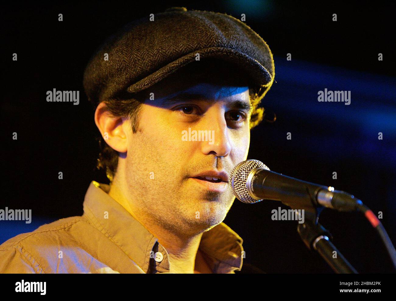 Joshua Radin performs at the Hard Rock Cafe on Oxford Street in London ...