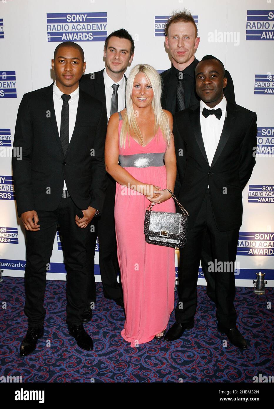 Kiss FM DJ's arrives at the Sony Radio Awards at the Grosvenor House Hotel on May 10,2010. Stock Photo