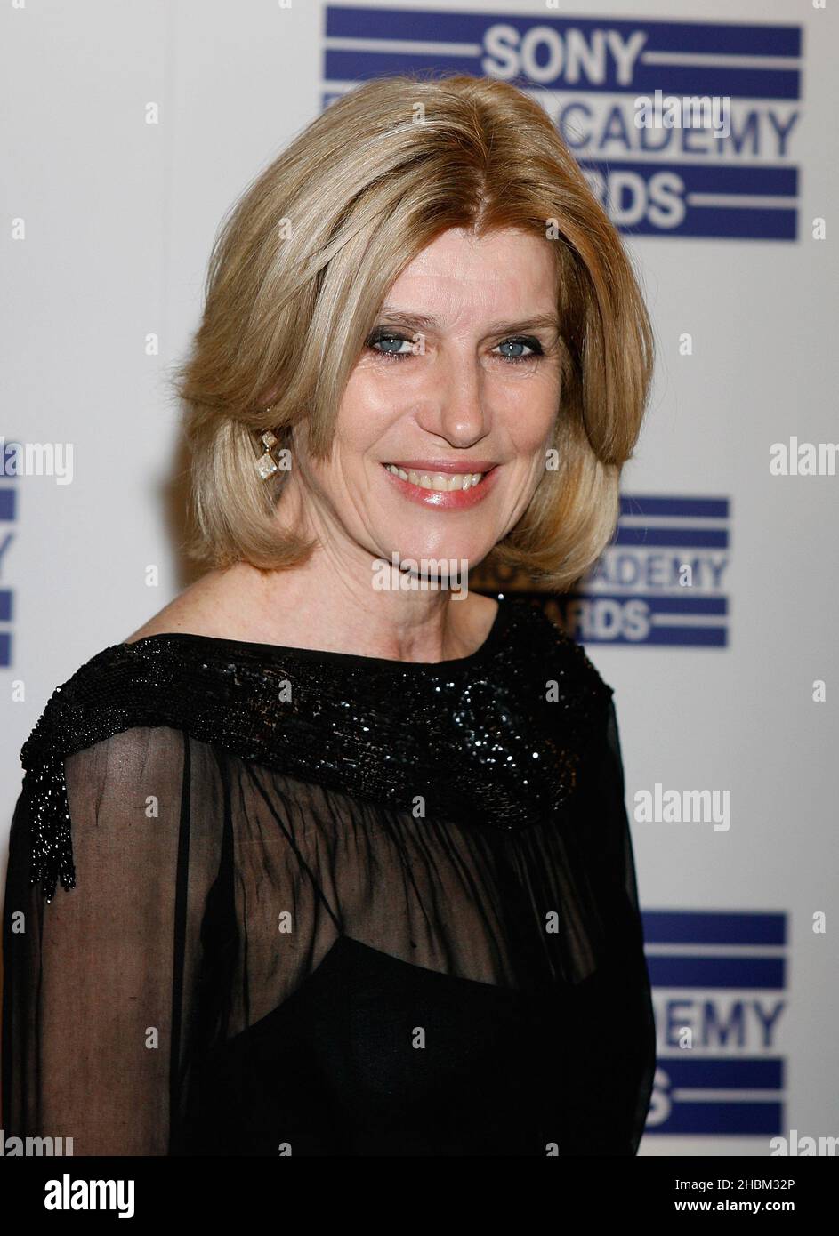 Selina Scott arrives at the Sony Radio Awards at the Grosvenor House Hotel on May 10,2010. Stock Photo