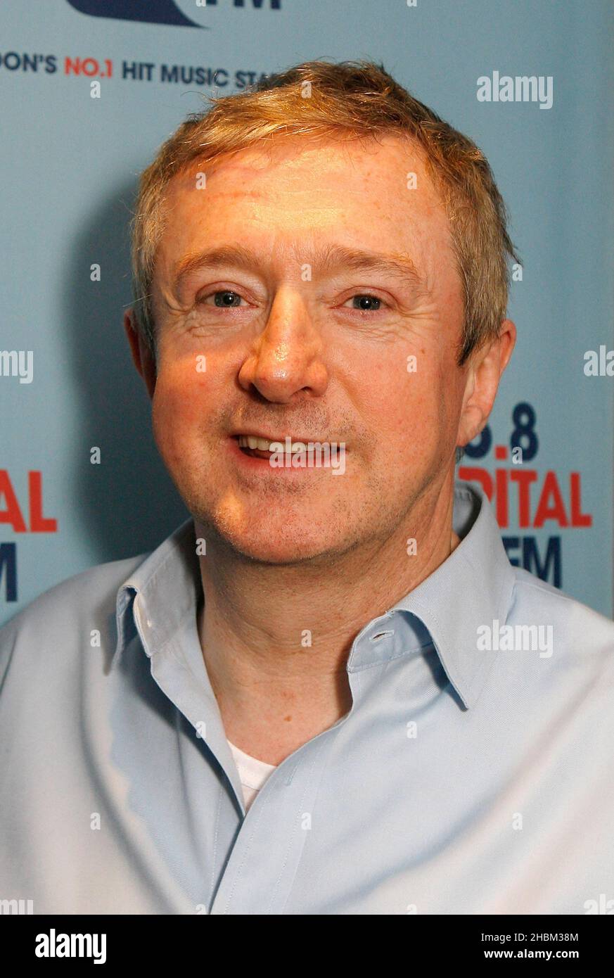 Louie Walsh at Capital 95.8 FM, Global Radio, London Stock Photo