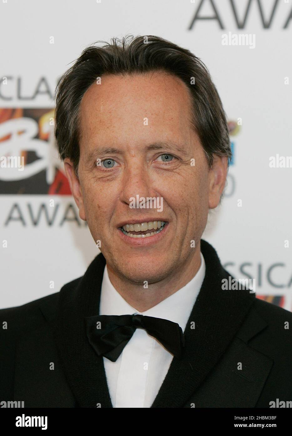 Richard E Grant in the Awards Room at the Classical Brit Awards at the
