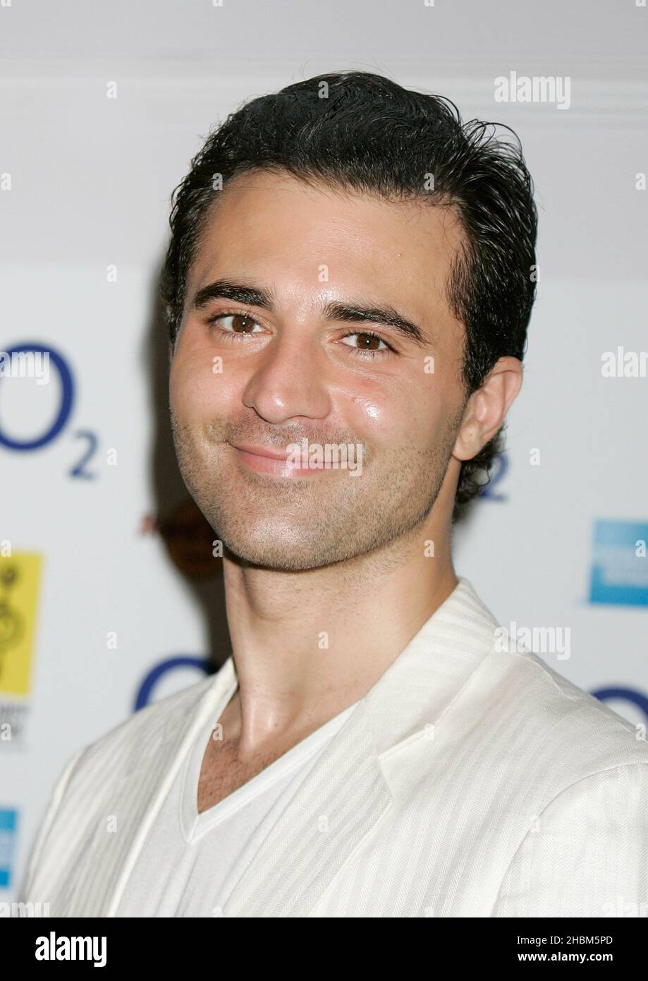 Darius arrives at the Silver Cleff Awards at the Hilton Hotel,Park Lane,London Stock Photo