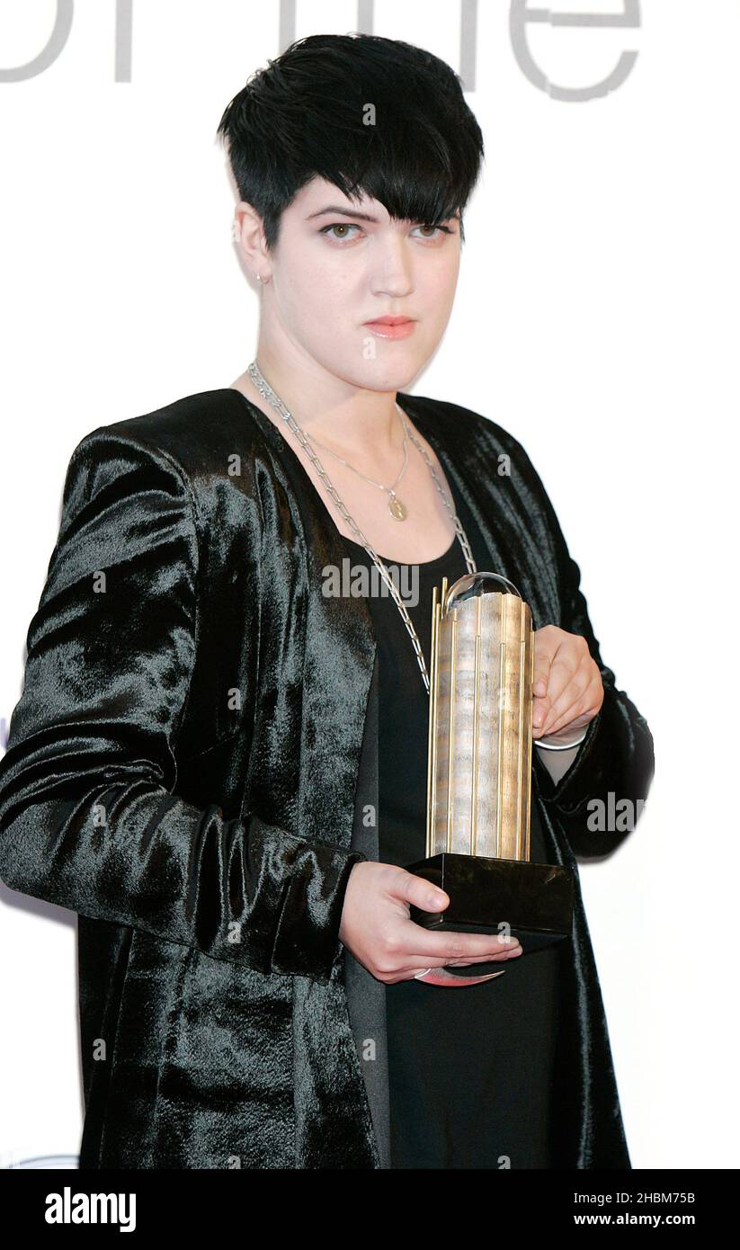 Romy Madley Croft of The XX at the Barclaycard Mercury Prize Awards in London Stock Photo