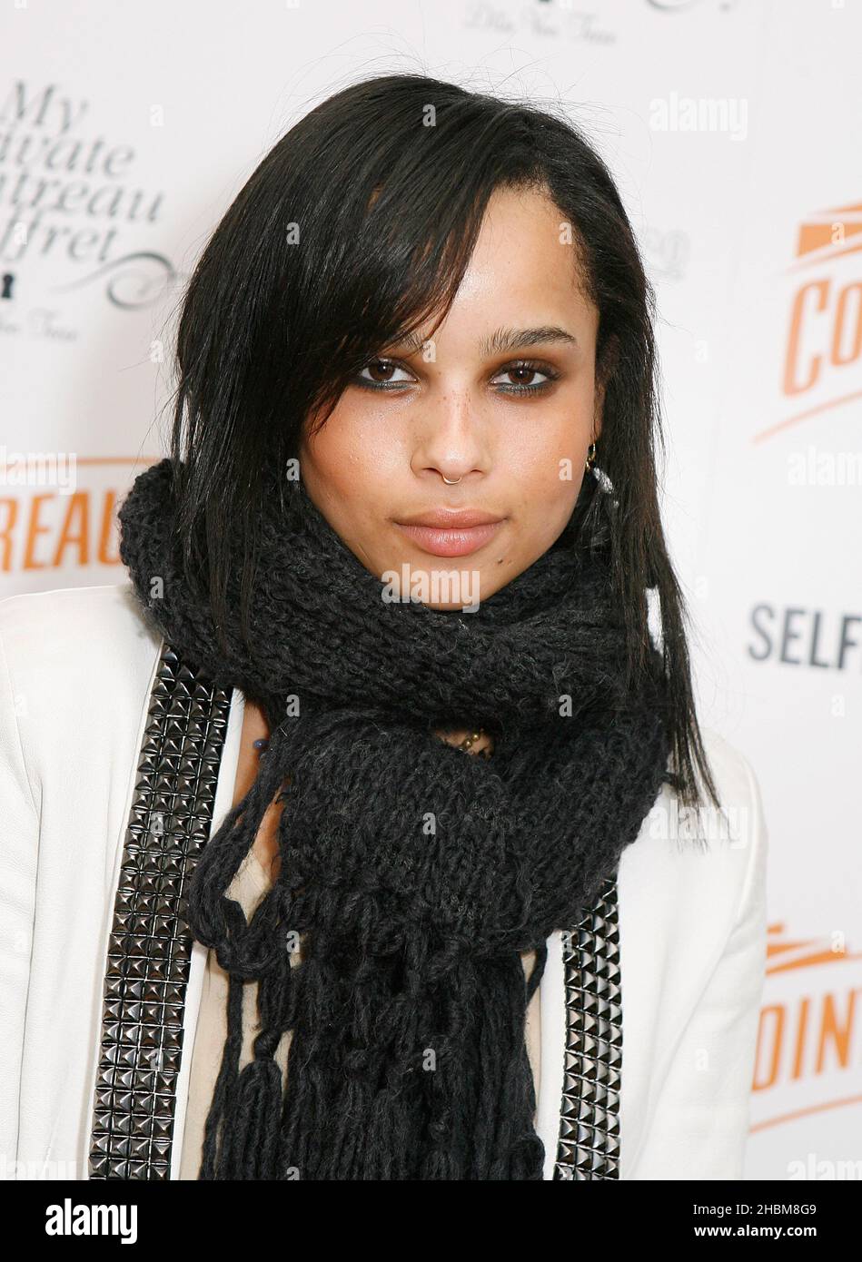 Zoe Kravitz attends the Dita Von Teese 'My Private Cointreau Coffret' at Selfridges Personal Shopping Store in Oxford Street, London. Stock Photo