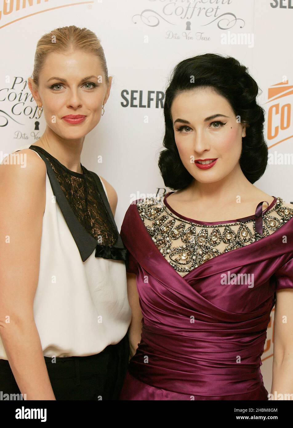 Donna Air And Dita Von Teese Attend The Dita Von Teese My Private