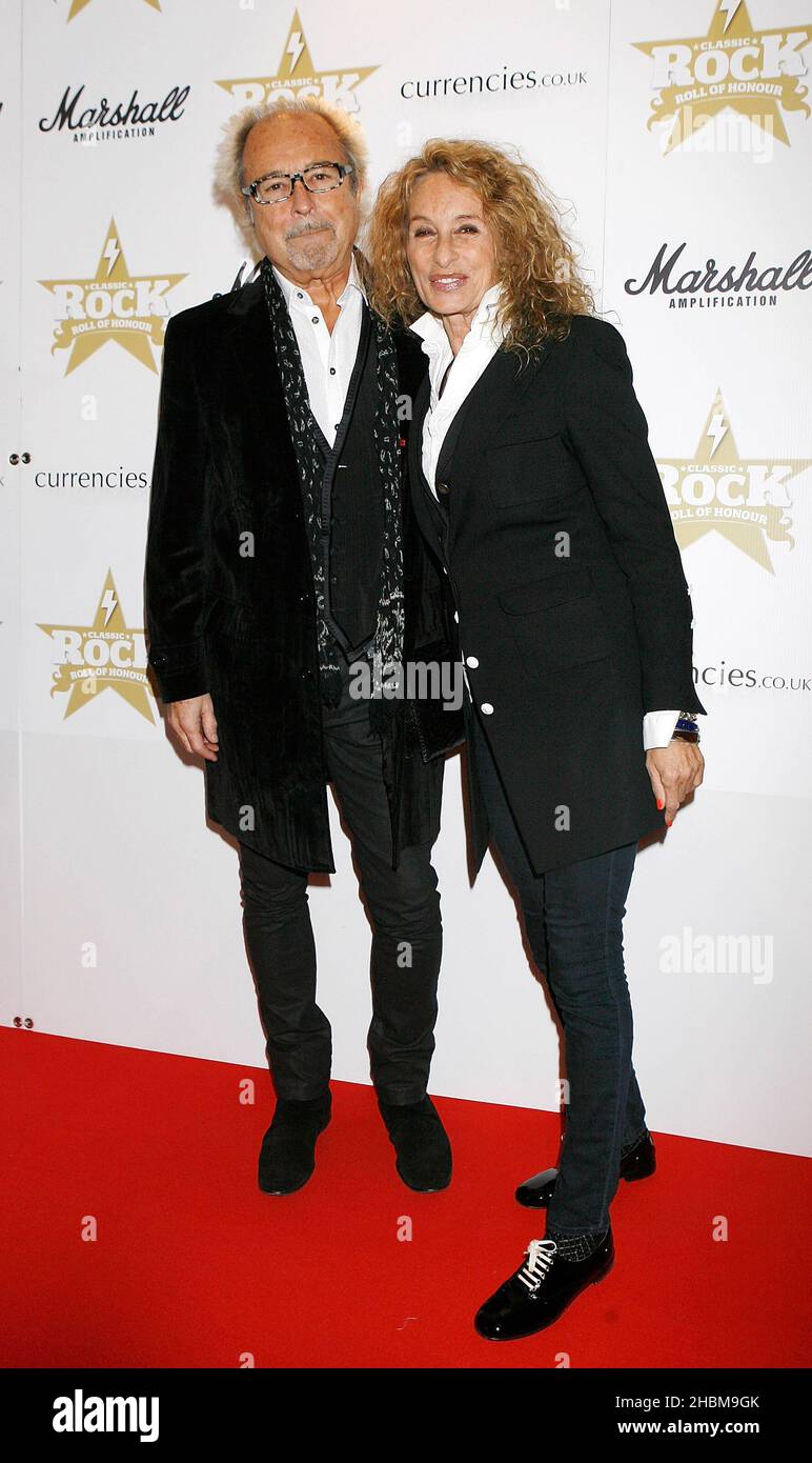 Mick Jones of Foreigner attends the Classic Rock Awards at the Roundhouse in Camden, London. Stock Photo