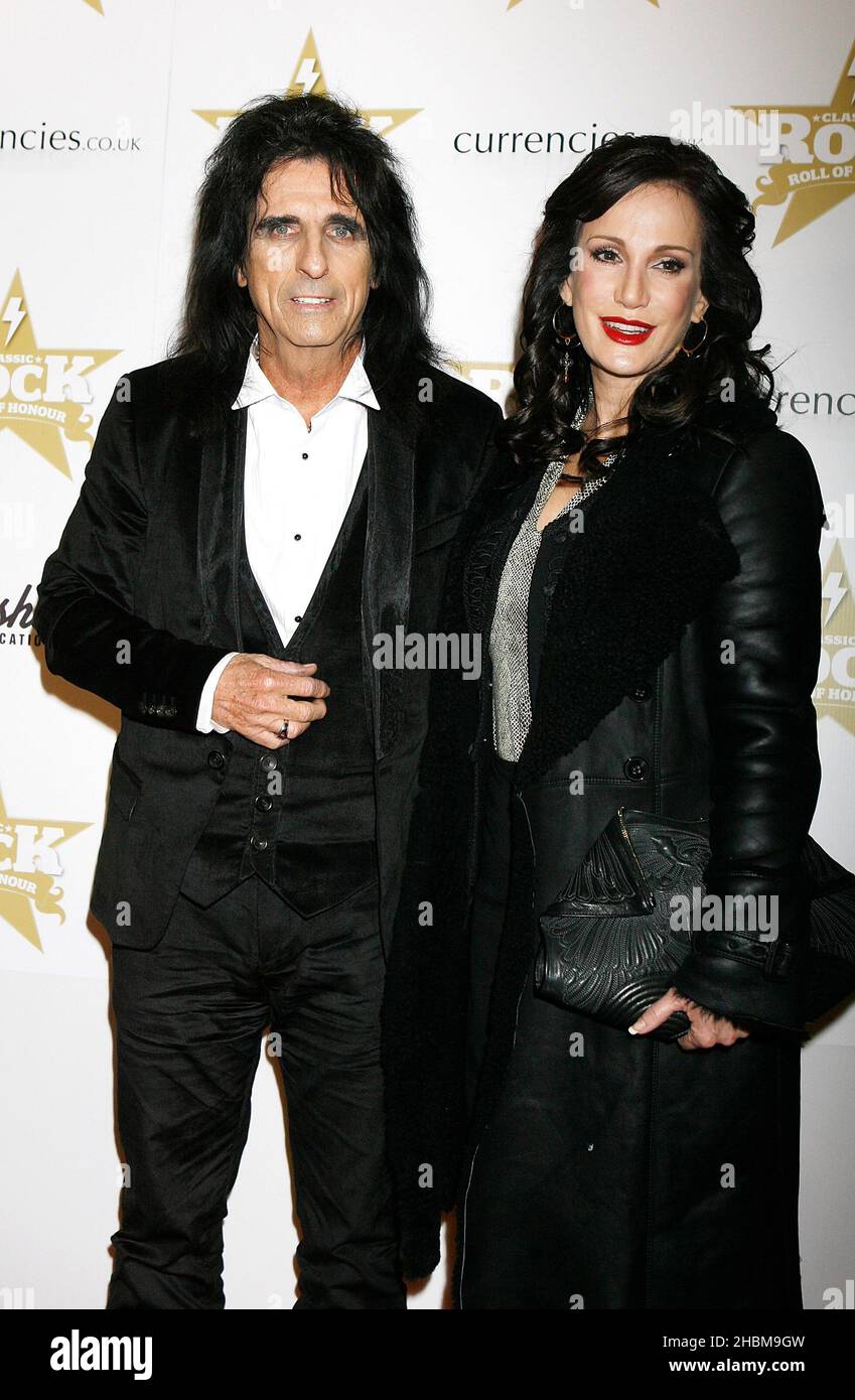 Alice cooper and his wife sheryl hi-res stock photography and images