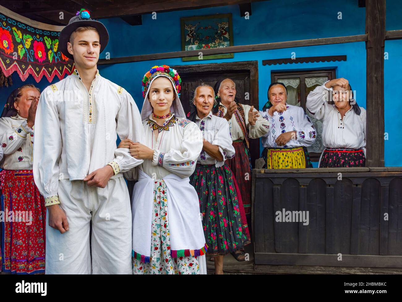 Romanian folk costumes top