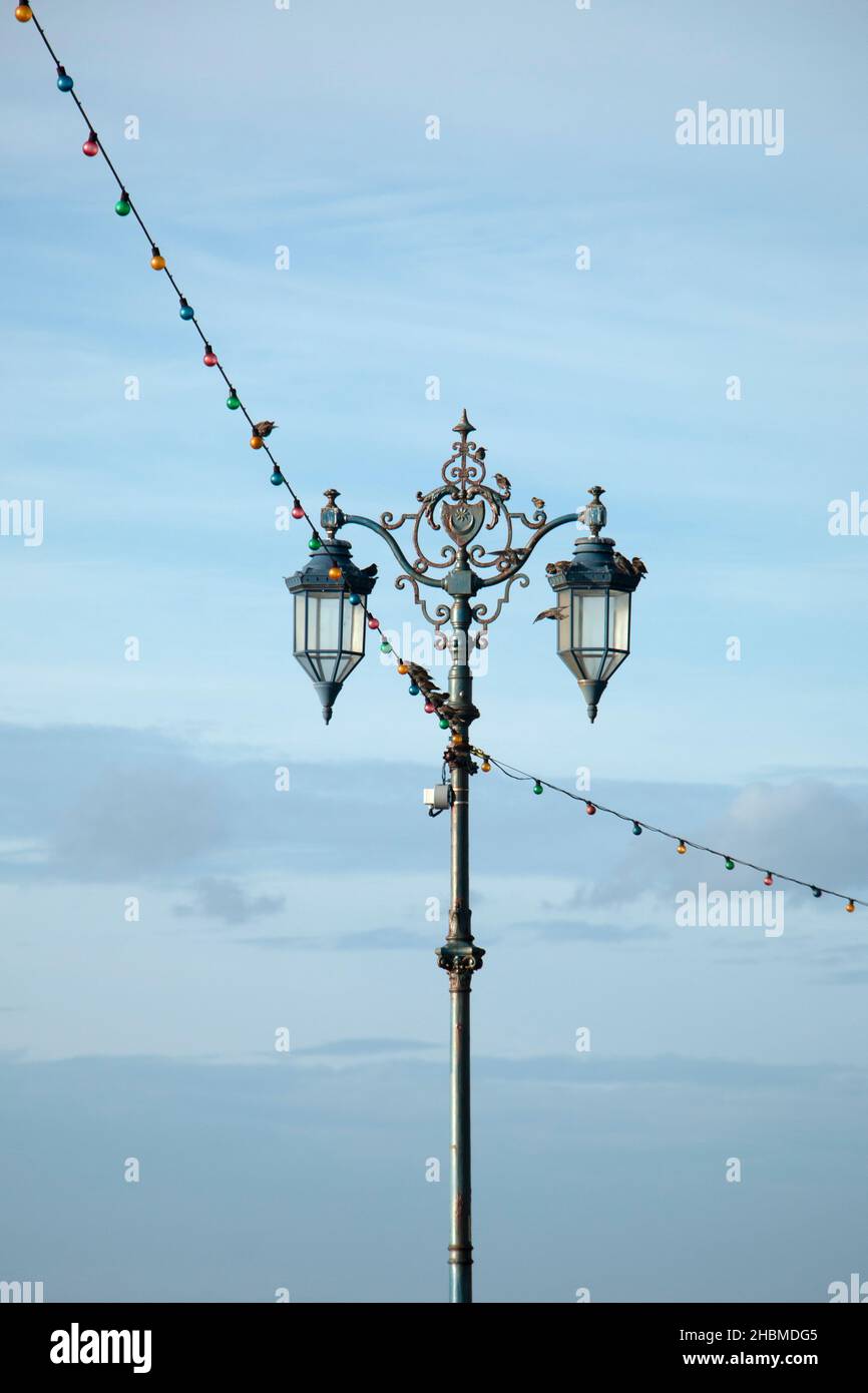 Lamp Post On Southsea Common Stock Photo