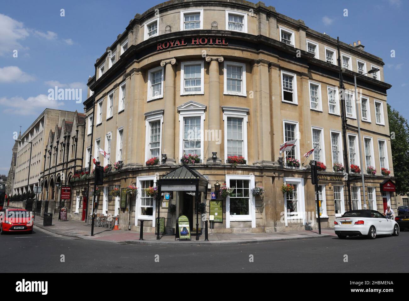 Royal Hotel in Bath city centre England UK Stock Photo - Alamy