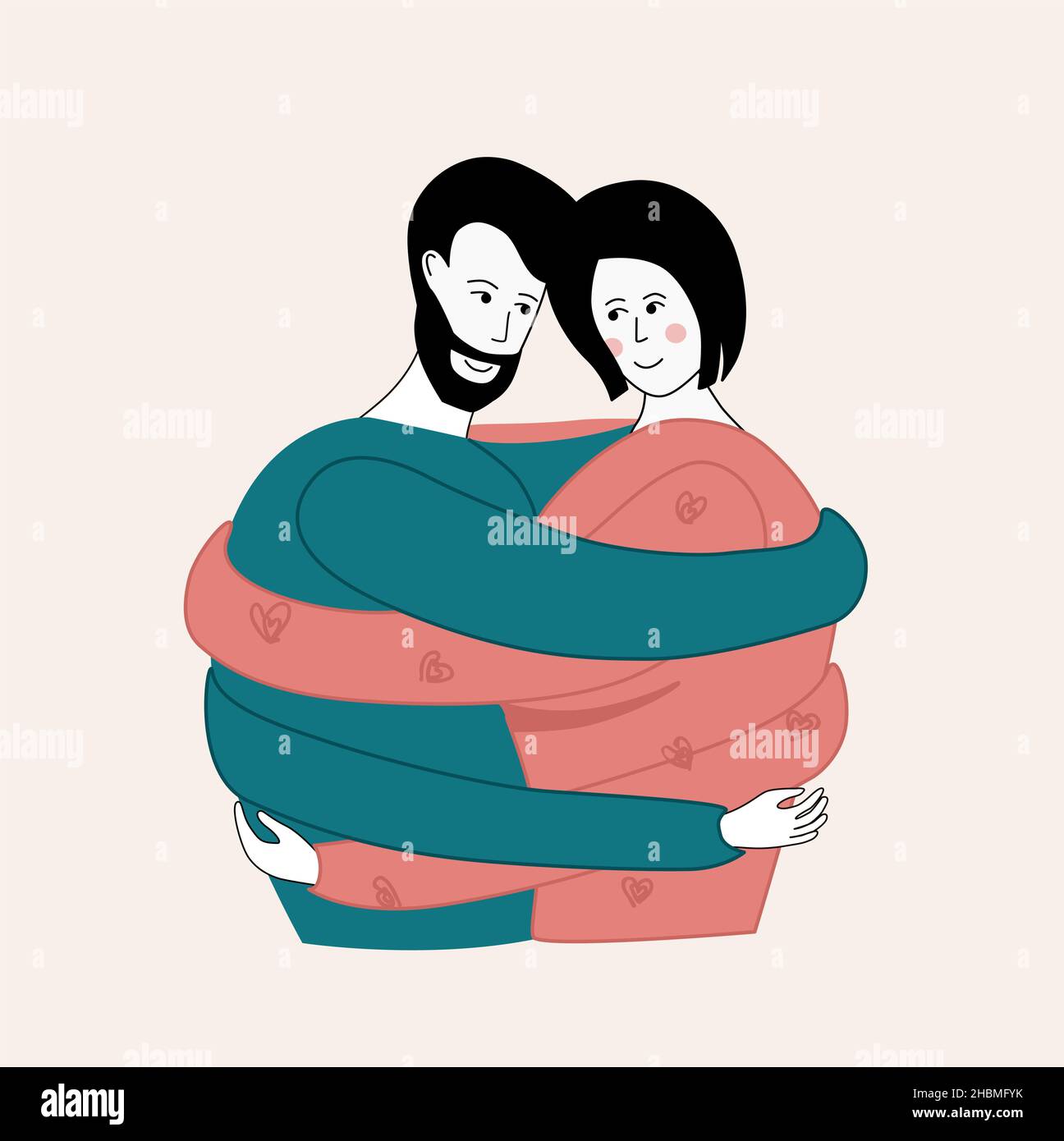 couple romantic vector Stock Vector Image & Art - Alamy