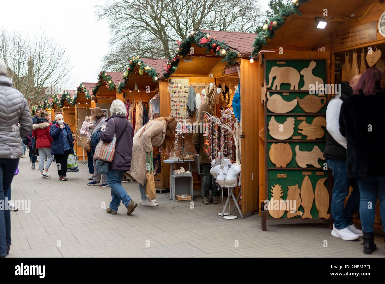 Is winchester christmas market open in rain