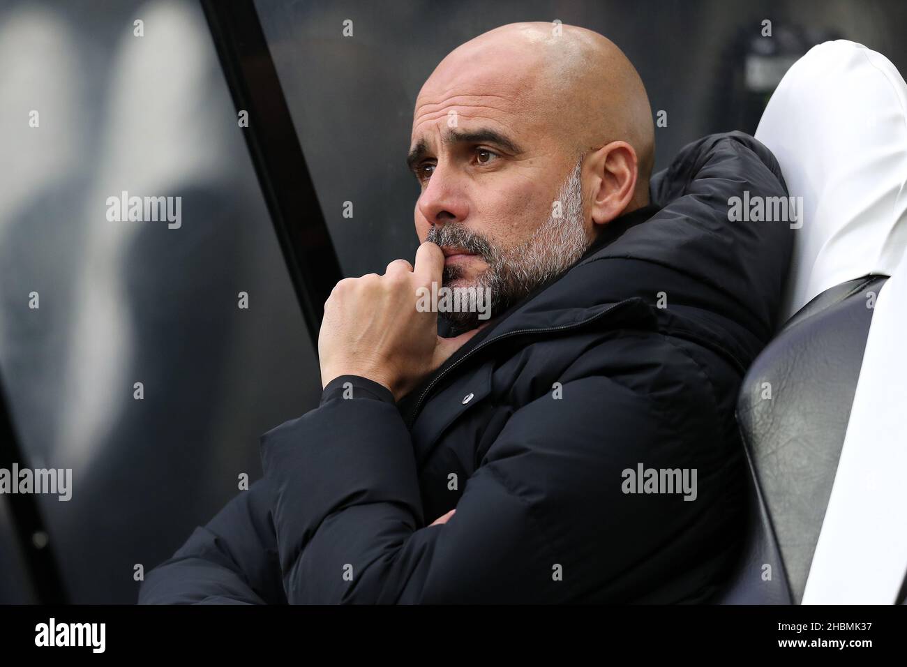 PEP GUARDIOLA, MANCHESTER CITY FC MANAGER, 2021 Stock Photo