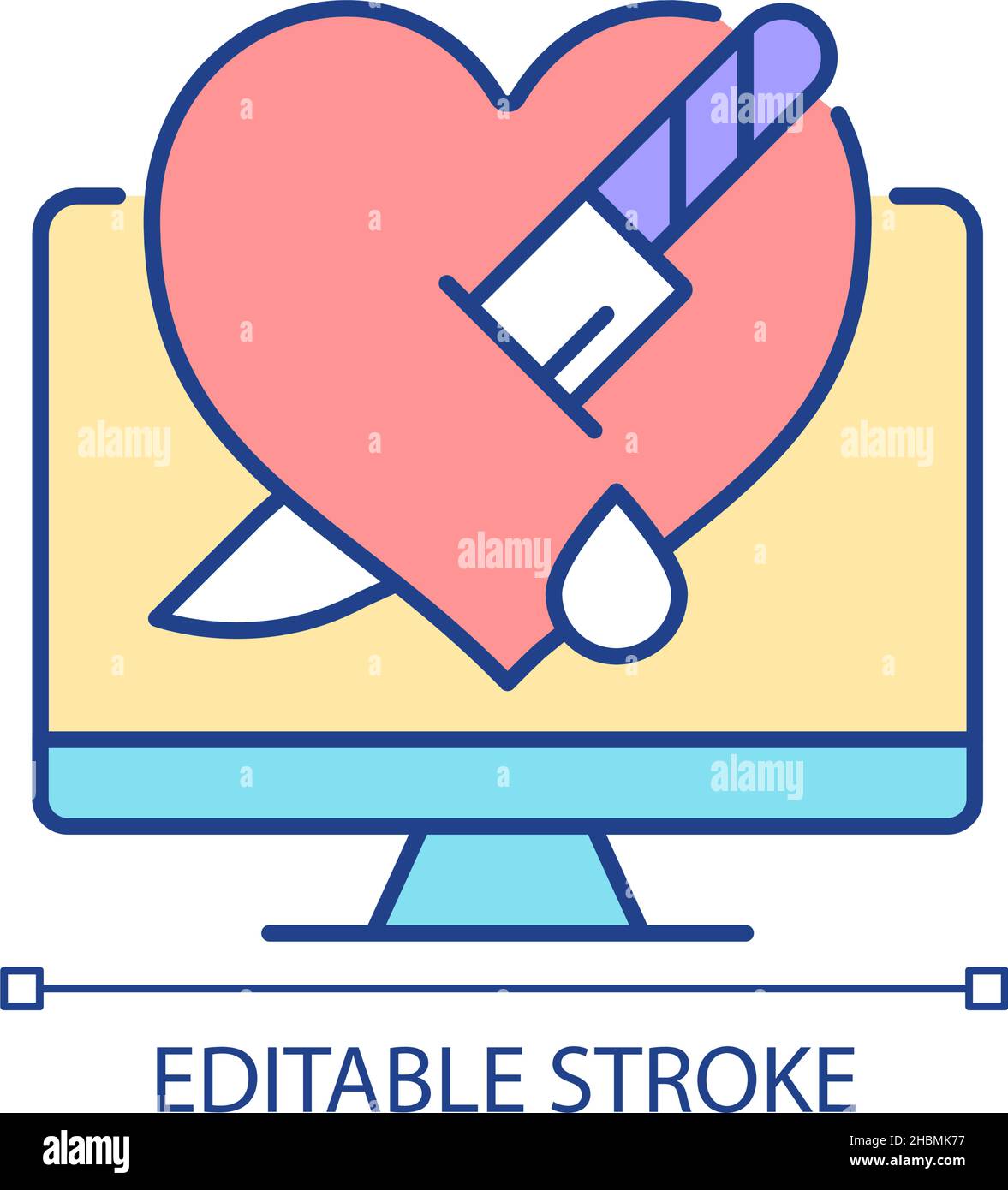 Personal revenge RGB color icon Stock Vector Image & Art - Alamy