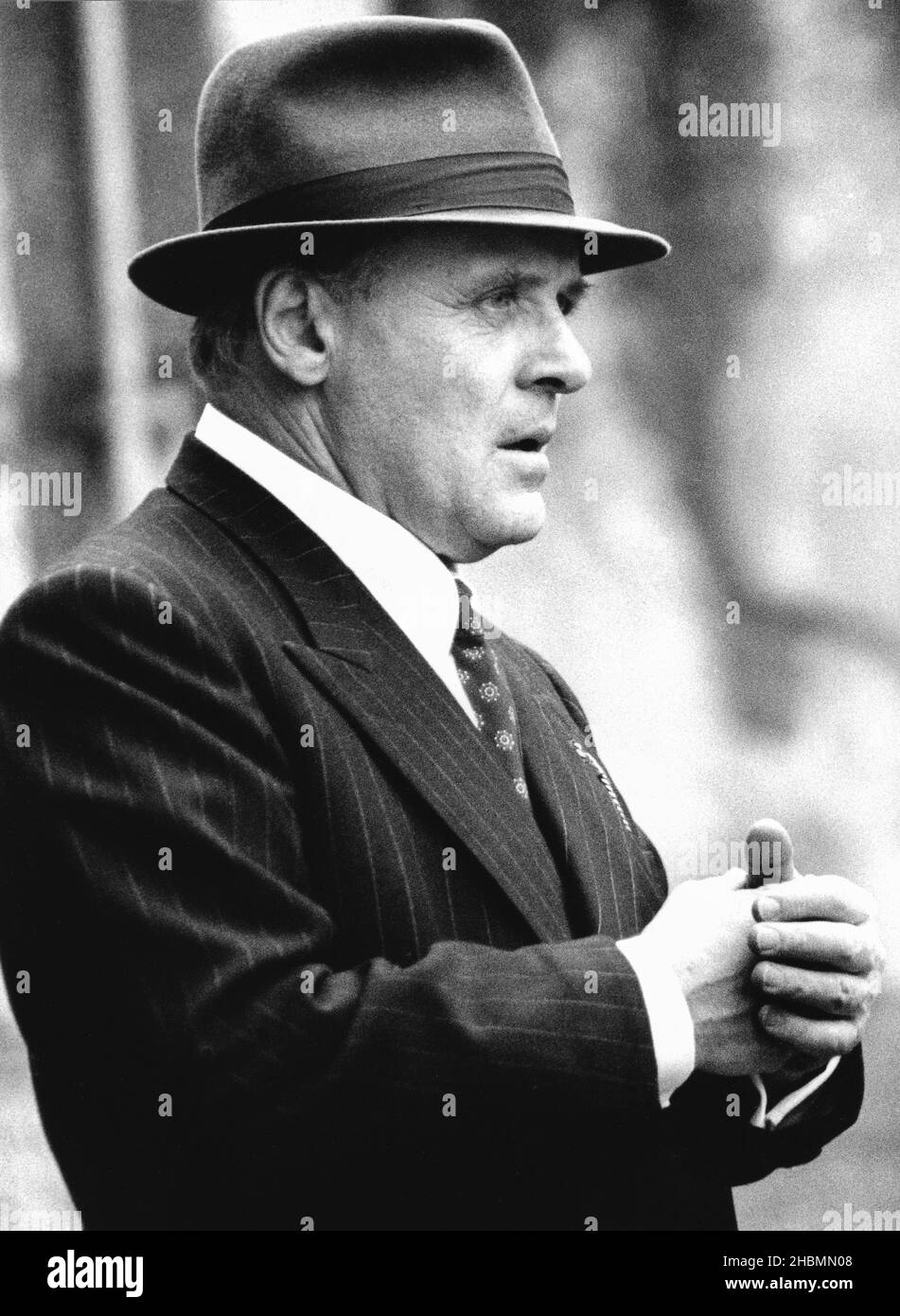 Anthony Hopkins on the film set of Shadowlands during filming in 1993 ...