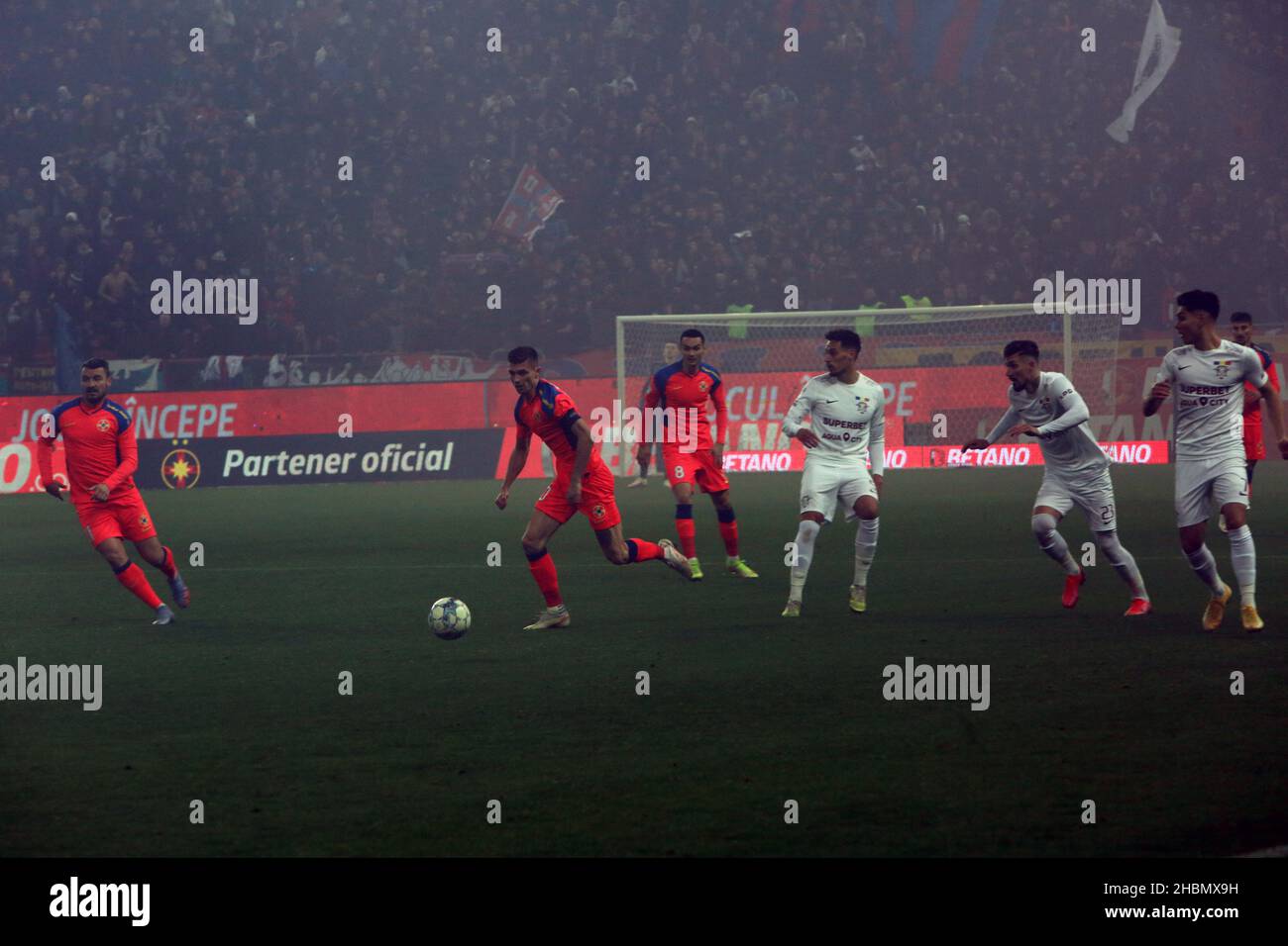 November 3, 2017: Constantin Budescu #11 (FCSB Bucharest) during the UEFA  Europa League 2017-2018, Group Stage, Groupe G game between FCSB Bucharest  (ROU) and Hapoel Beer-Sheva FC (ISR) at National Arena Stadium, Bucharest,  Romania