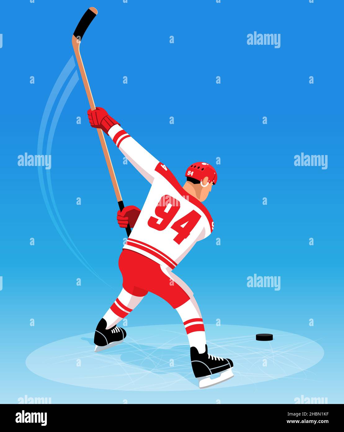 Hockey puck and shooting Stock Vector Images Alamy