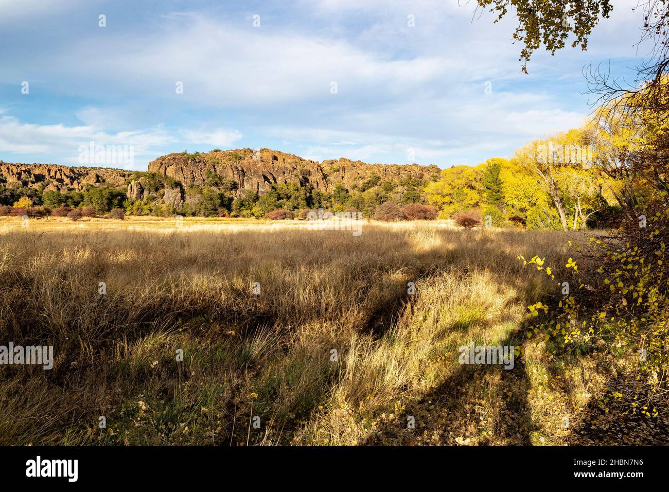 Fall color between Alpine and FT Davis, Texas Stock Photo Alamy