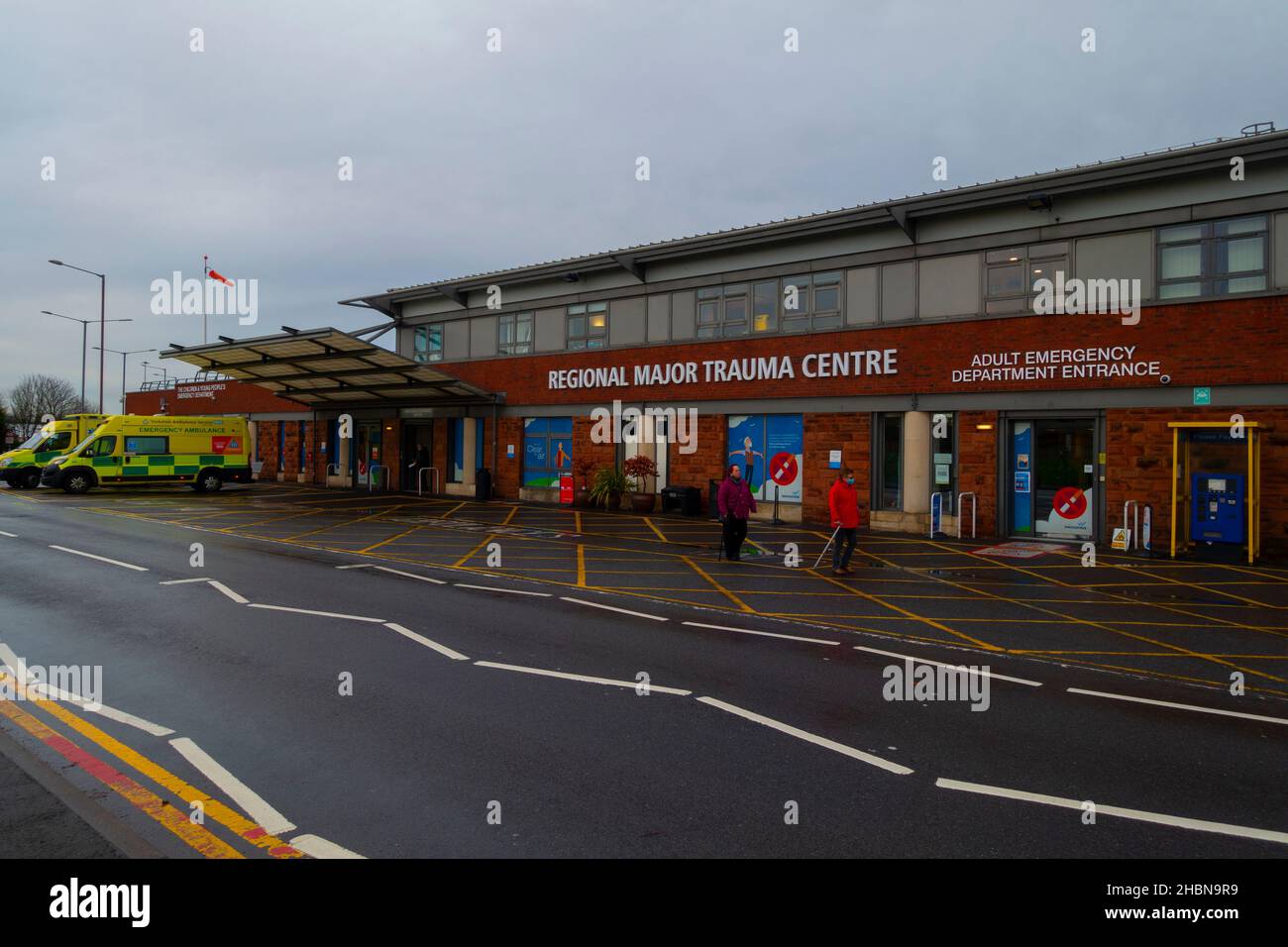 Two NHS Ambulances An Unusually Low Number Outside The Regional Major 