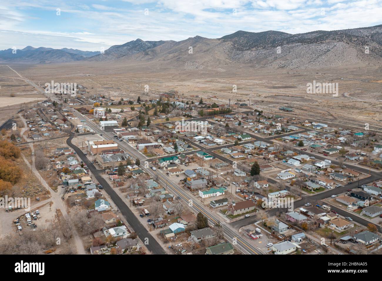 MCGILL, UNITED STATES Nov 02, 2021 An aerial perspective of the