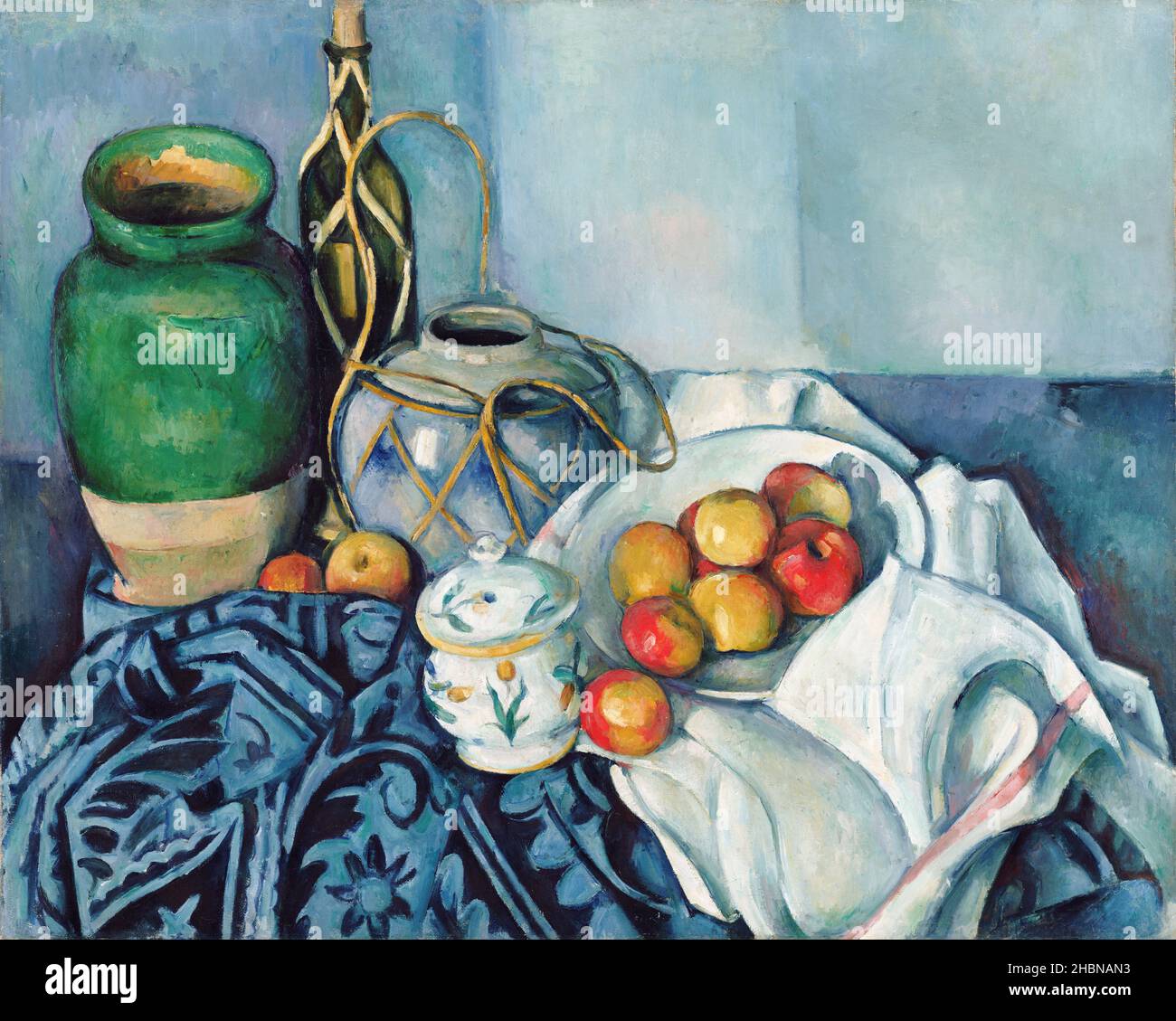 Still Life with Apples (ca. 1893-1894) by Paul Cézanne Stock Photo - Alamy