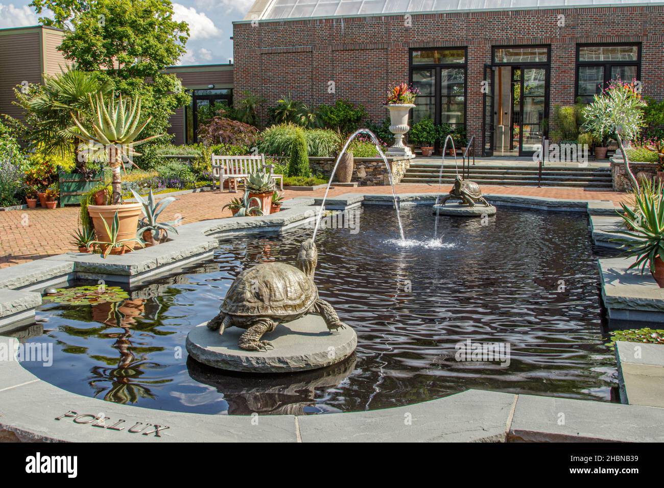 The Tower Hill Botanic Garden in Boylston, Massachusetts Stock Photo