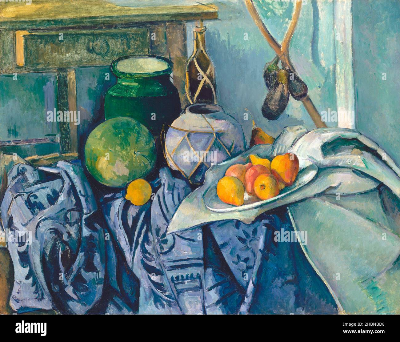 Still Life with Apples (ca. 1893-1894) by Paul Cézanne Stock Photo - Alamy