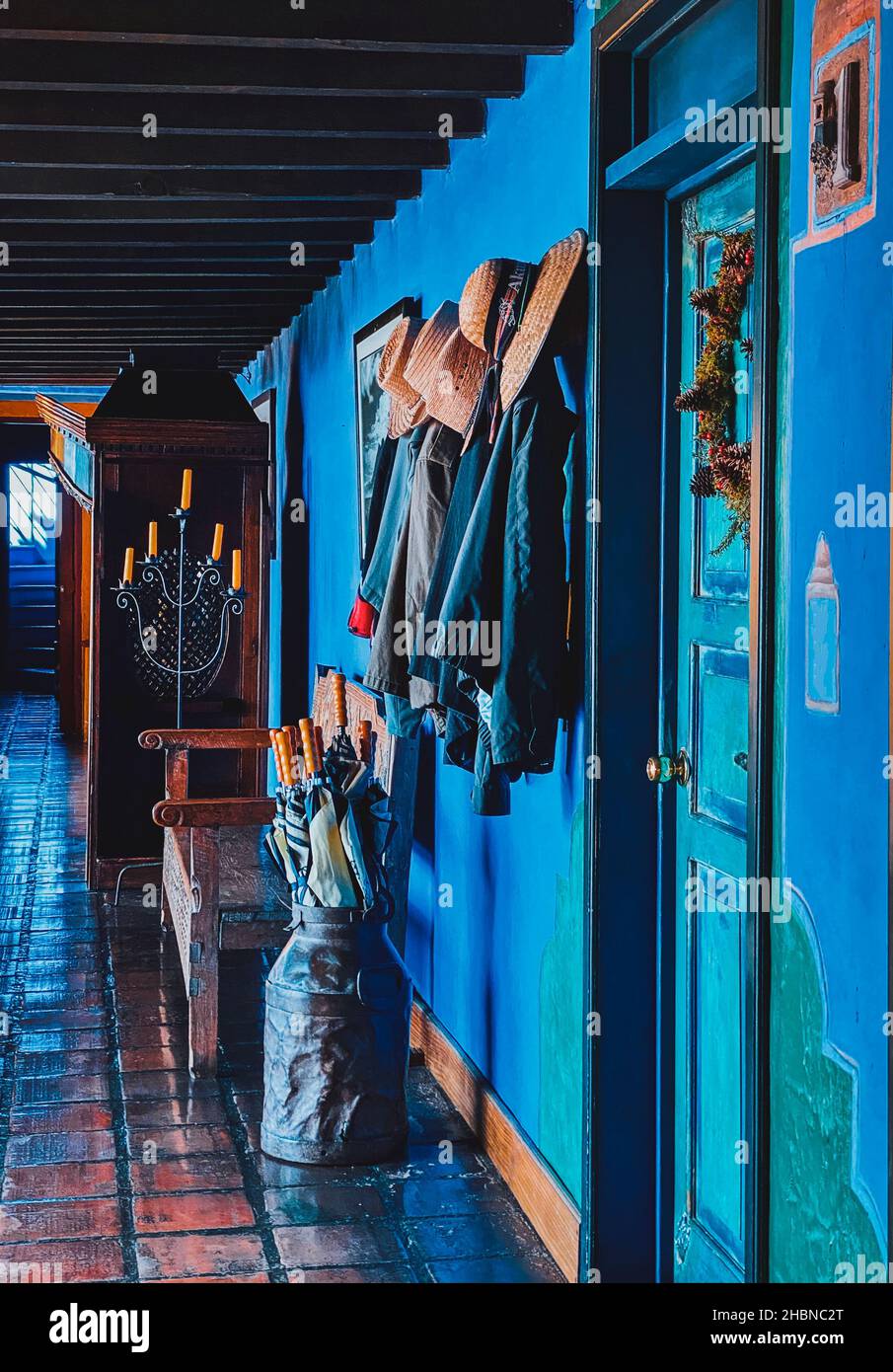 Casa Palopó, a boutique hotel on the shores of Lake Atitlán, Guatemala Stock Photo