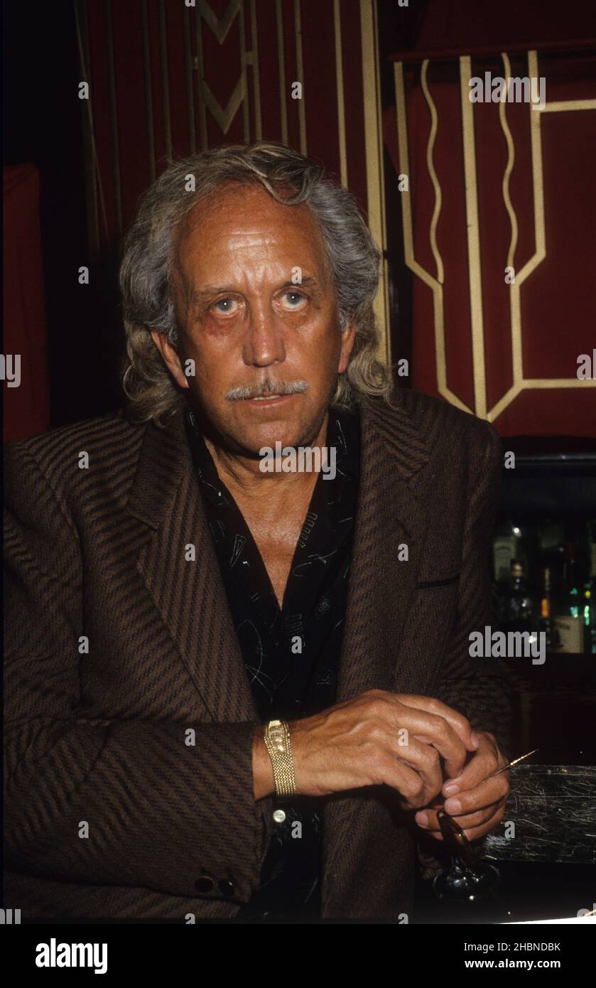 London nightclub owner Paul Raymond 1988 Stock Photo