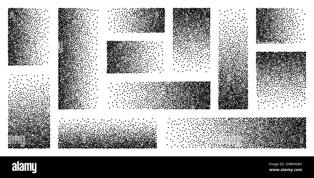 Stipple pattern, dotted rectangular design elements. Stippling, dotwork drawing, shading using dots. Pixel disintegration, random halftone effect Stock Vector Image & Art - Alamy stipple-pattern-dotted-rectangular-design-elements-stippling-dotwork-drawing-shading-using-dots-pixel-disintegration-random-halftone-effect-stock-vector-image-art-alamy