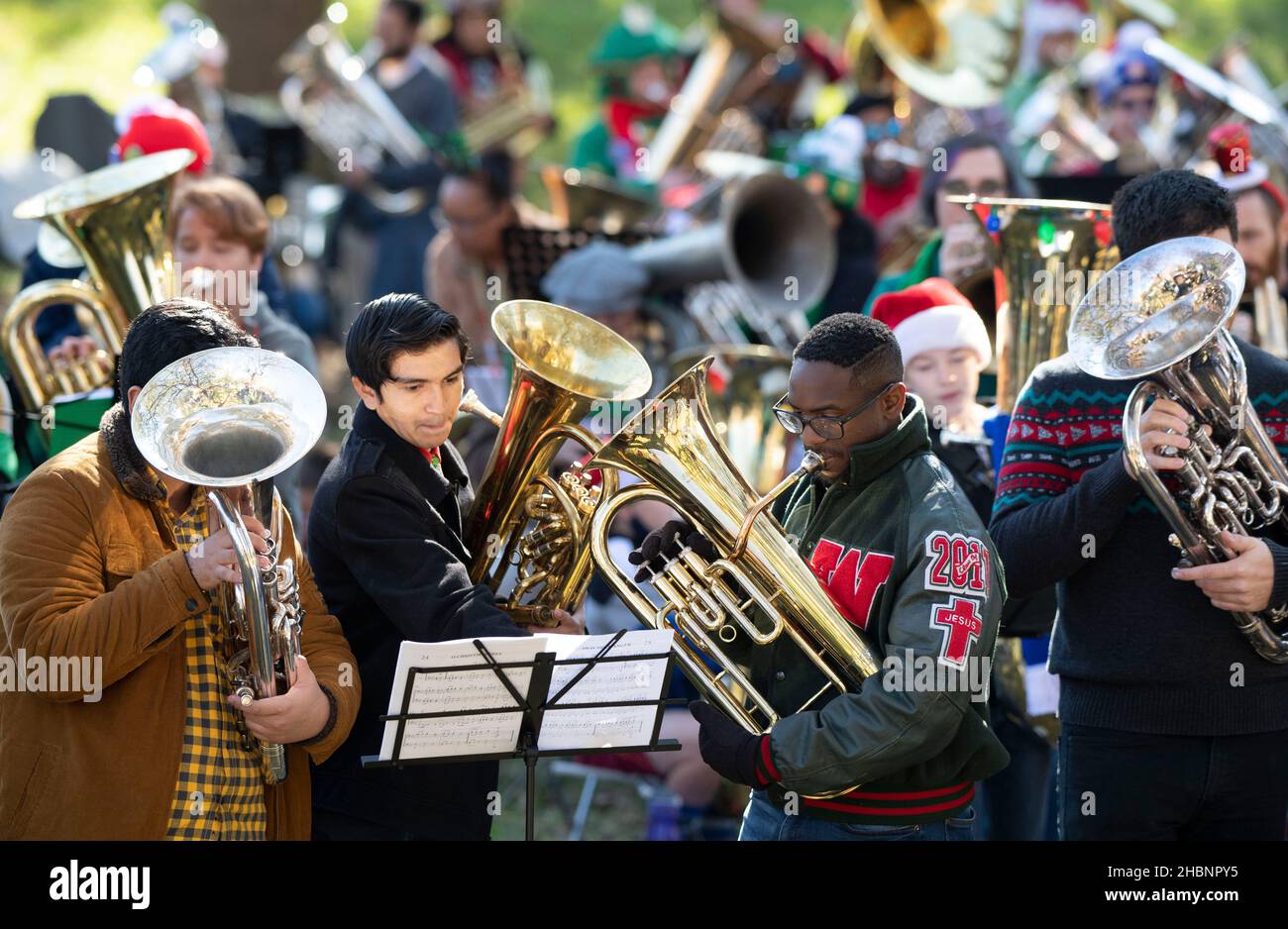 Malone University Tuba Christmas 2022 Page 23 - Austin York High Resolution Stock Photography And Images - Alamy