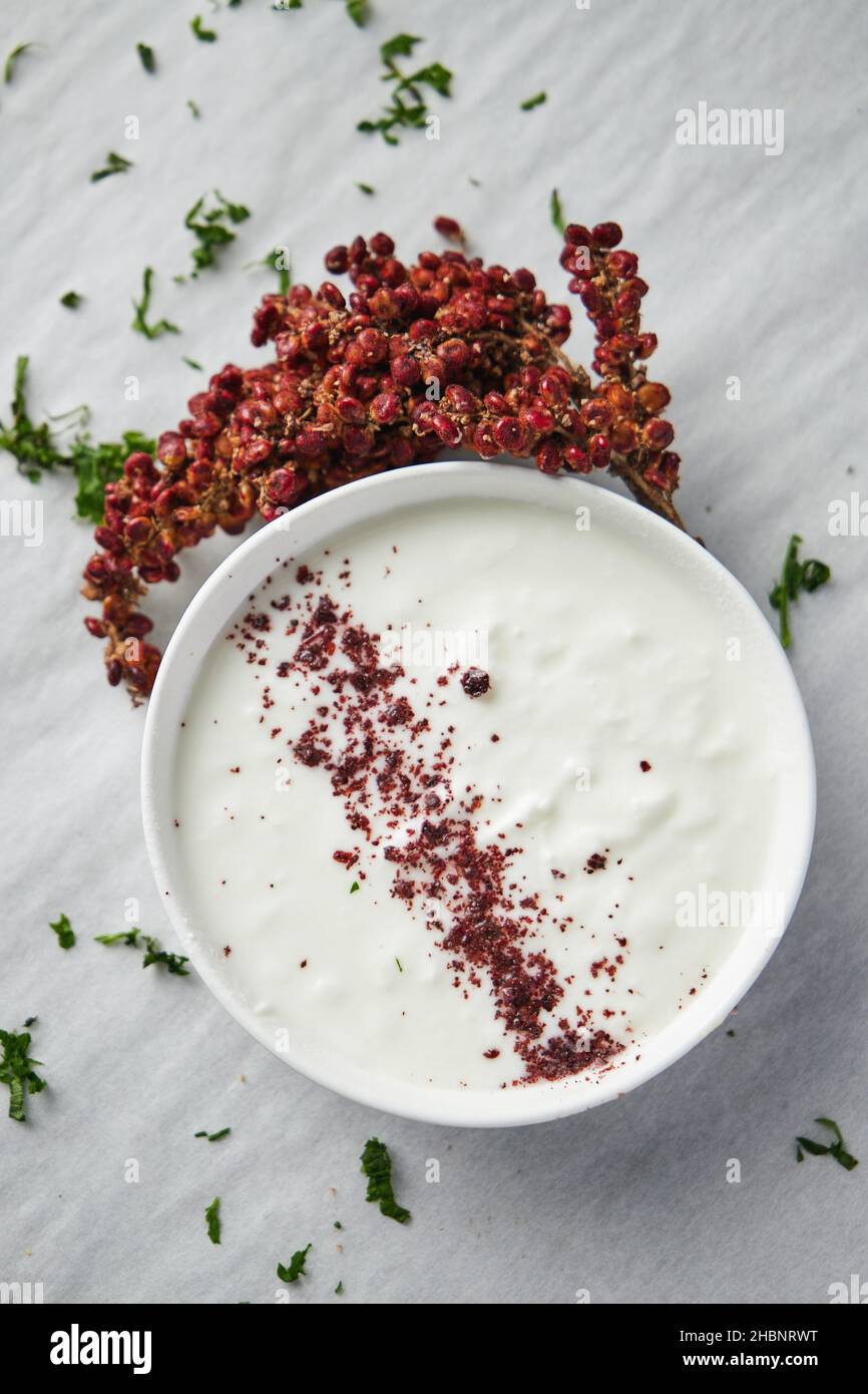 traditional arab food. Sumac Stock Photo Alamy
