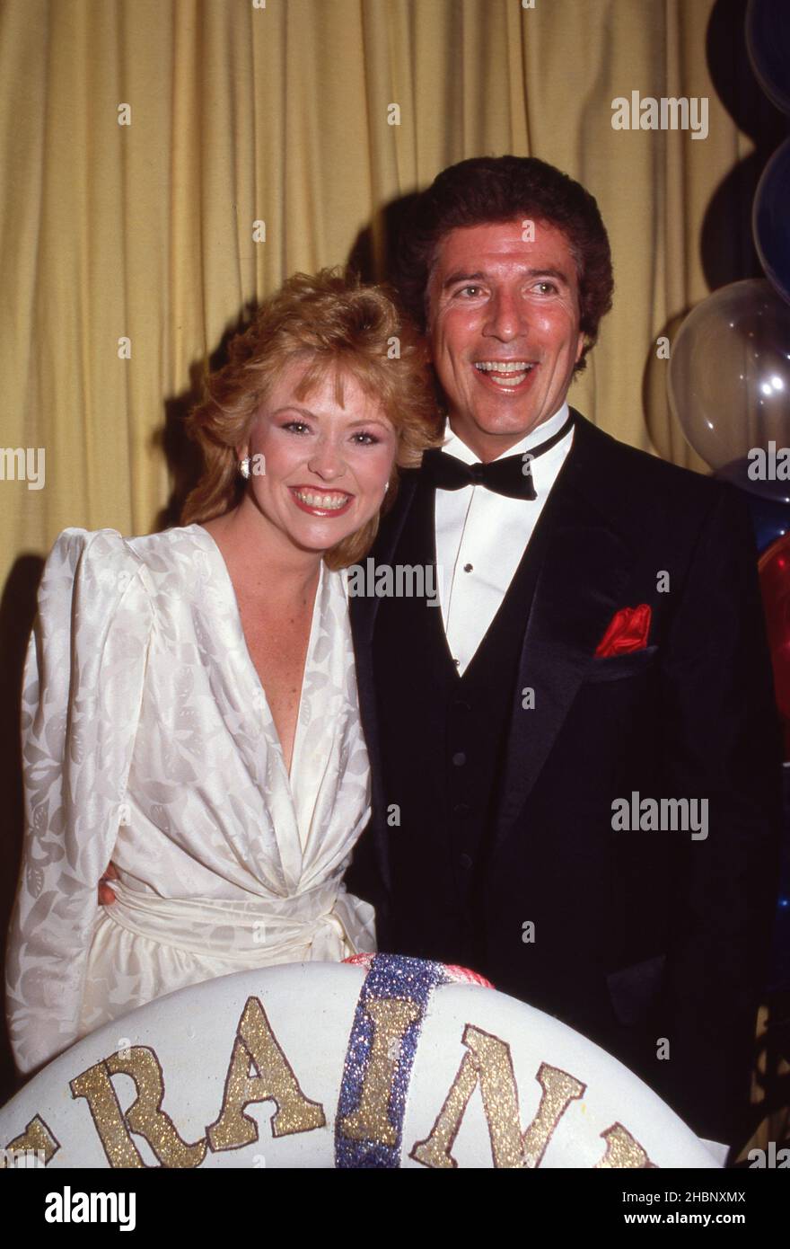 Lauren Tewes and Bert Convy 1983 Credit Ralph Dominguez/MediaPunch Stock Photo Alamy