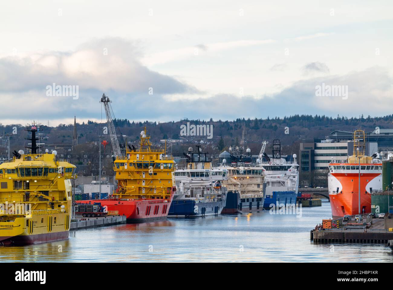 ABERDEEN, SCOTLAND 15 DECEMBER 2021 This is a scene within the City