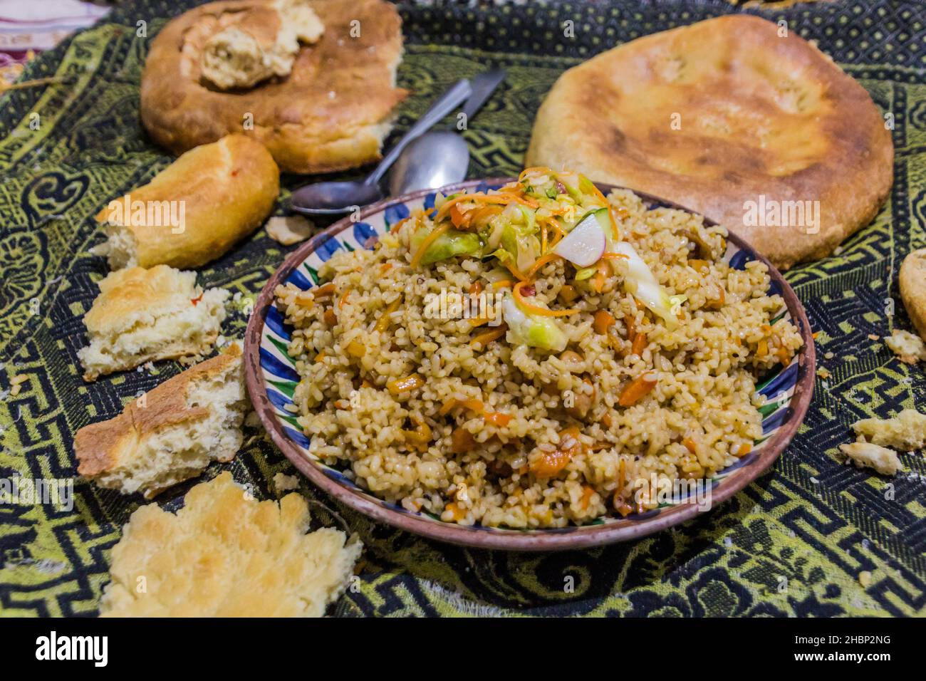 Tajik Rice Tajik bread hi-res stock photography and images - Alamy