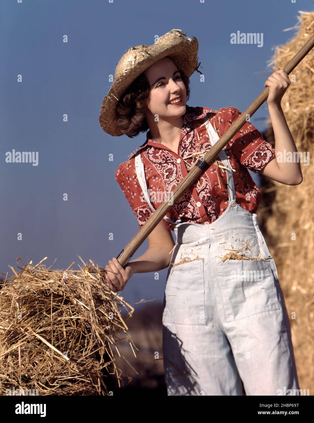 1950s farm girl hi res stock photography and images Alamy