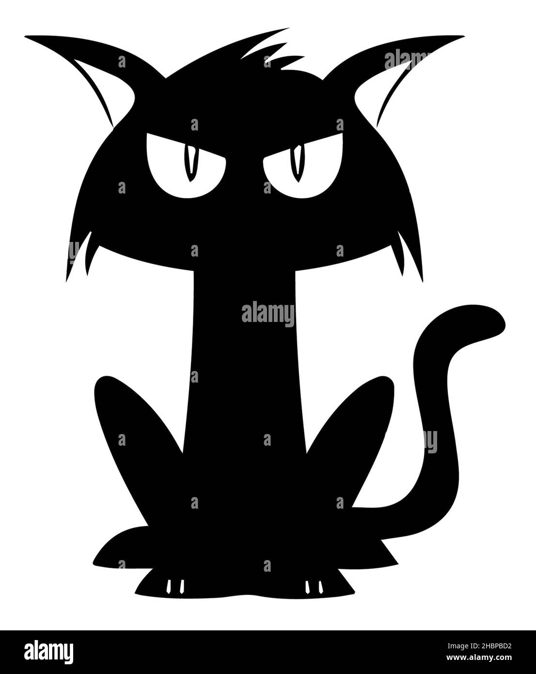Black Cat Drawing High Resolution Stock Photography And Images Alamy