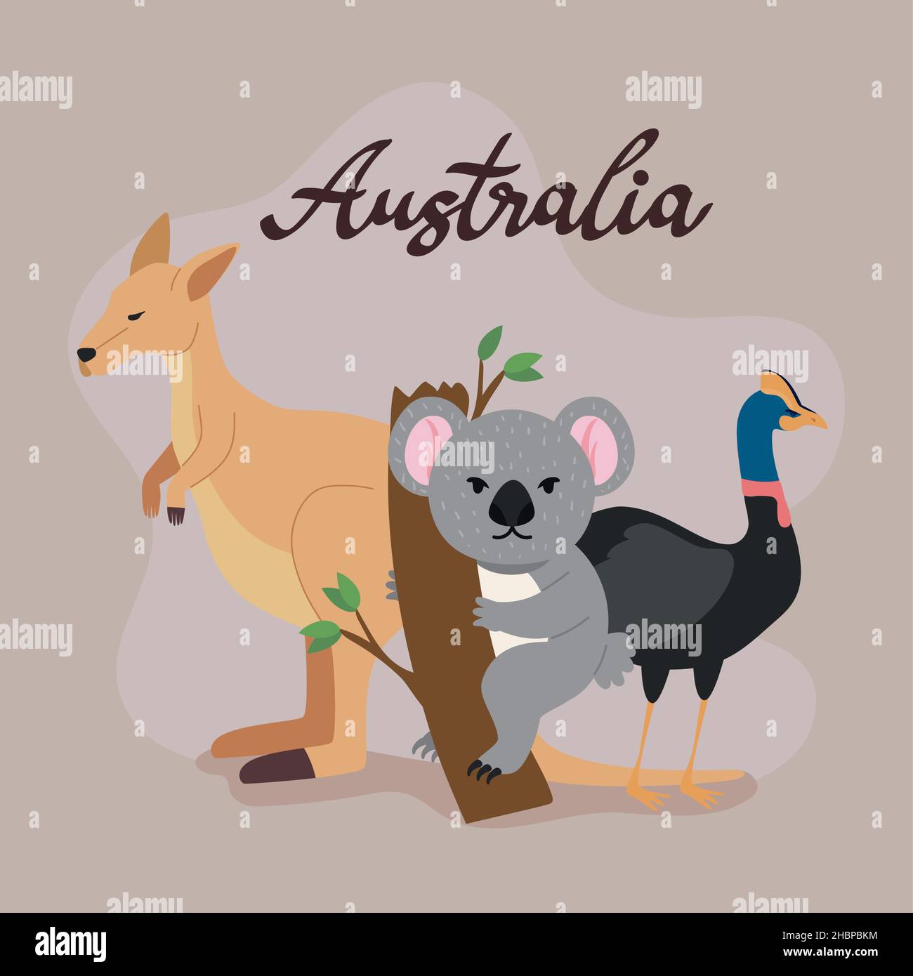 australia day celebration Stock Vector