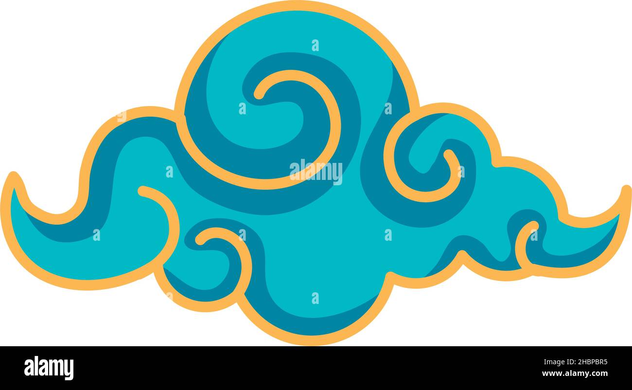 chinese blue cloud Stock Vector Image & Art - Alamy