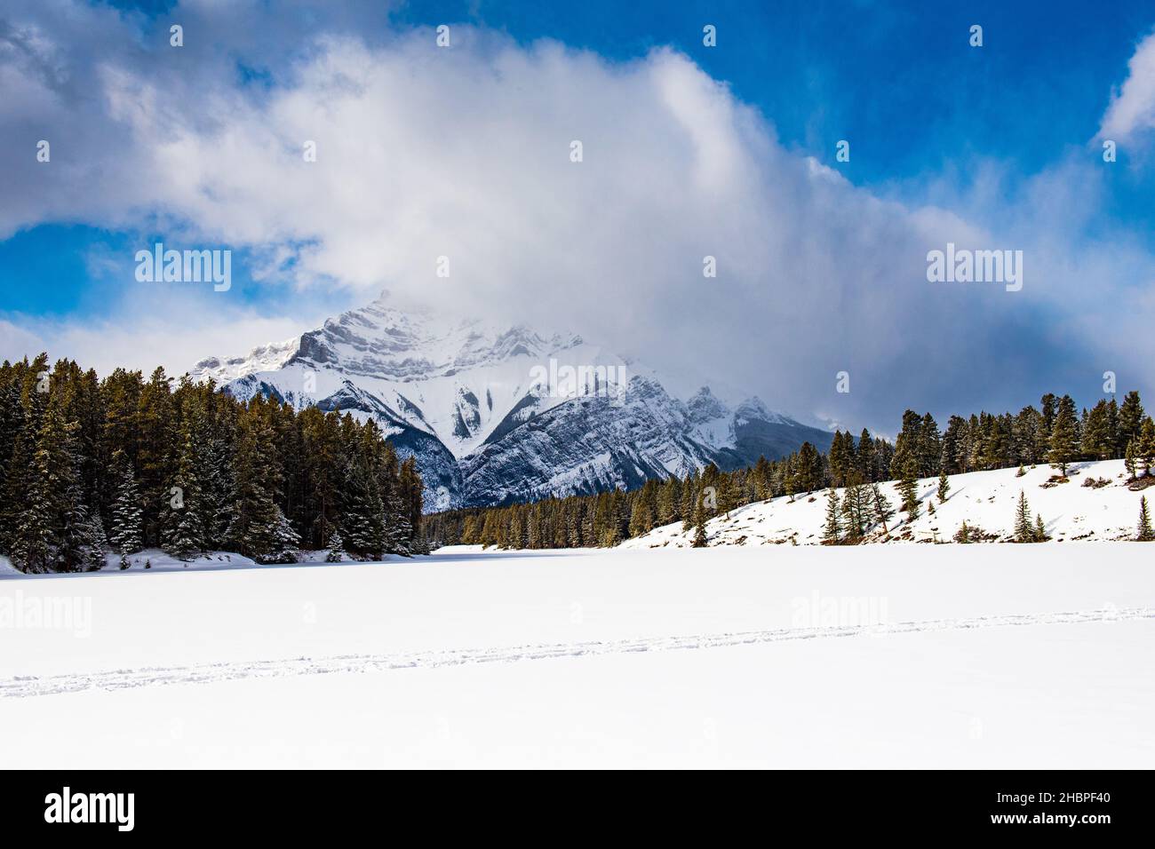 Beautiful winter views in Banff National Park Alberta Canada ...