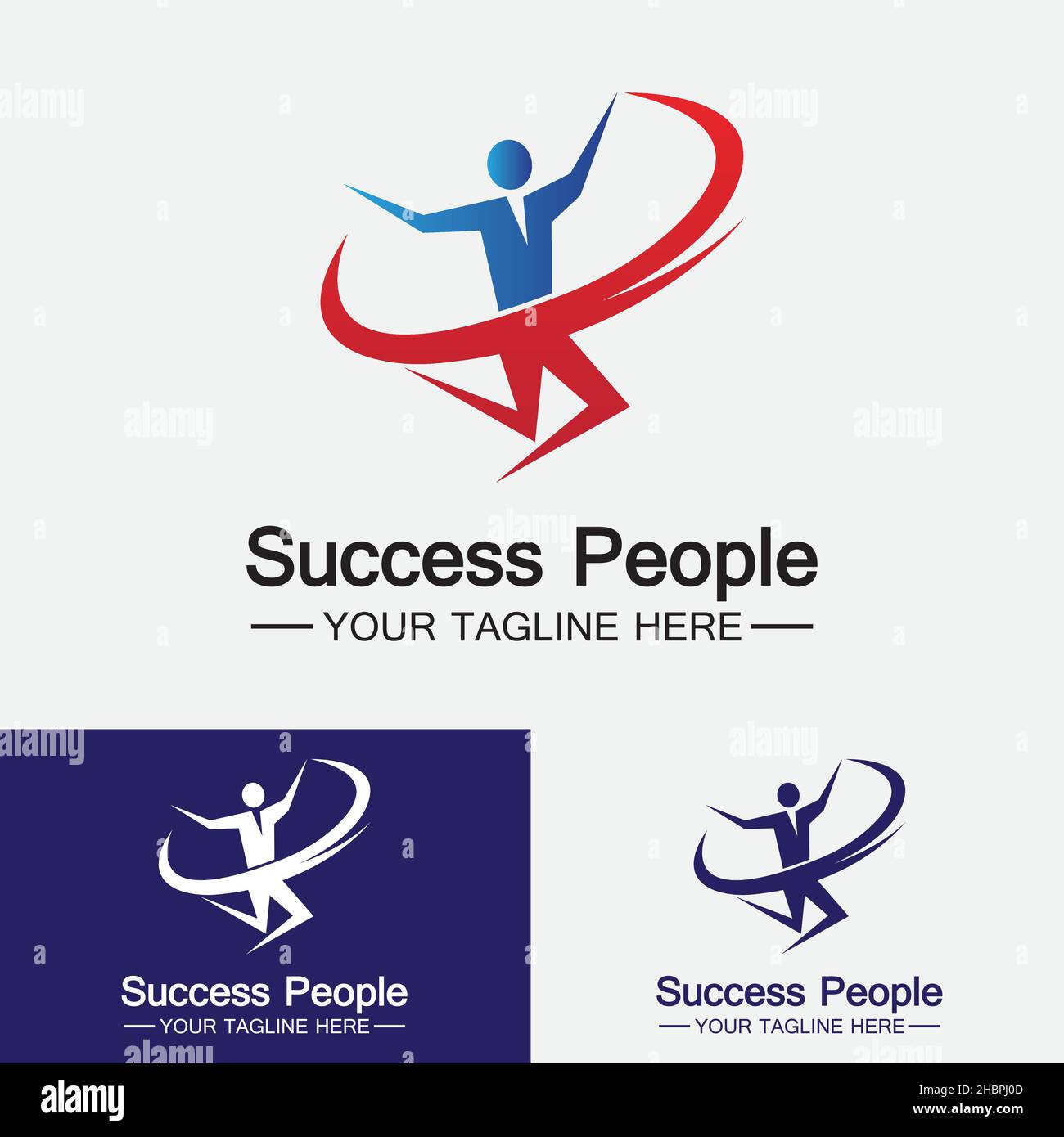 Success People Logo Vector Design Template Stock Vector Image & Art - Alamy