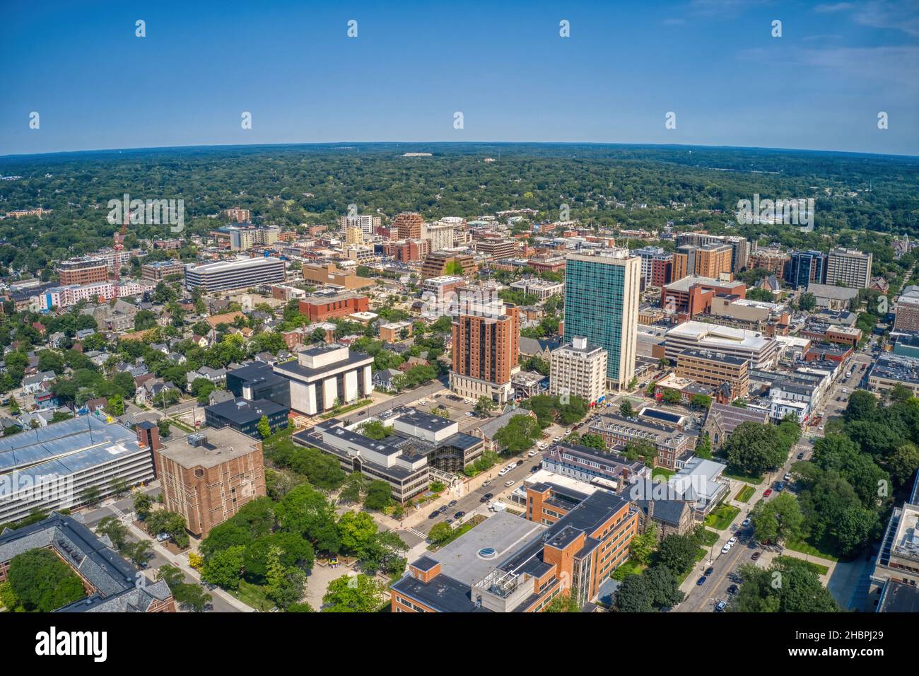 Ann arbor michigan skyline hi-res stock photography and images - Alamy