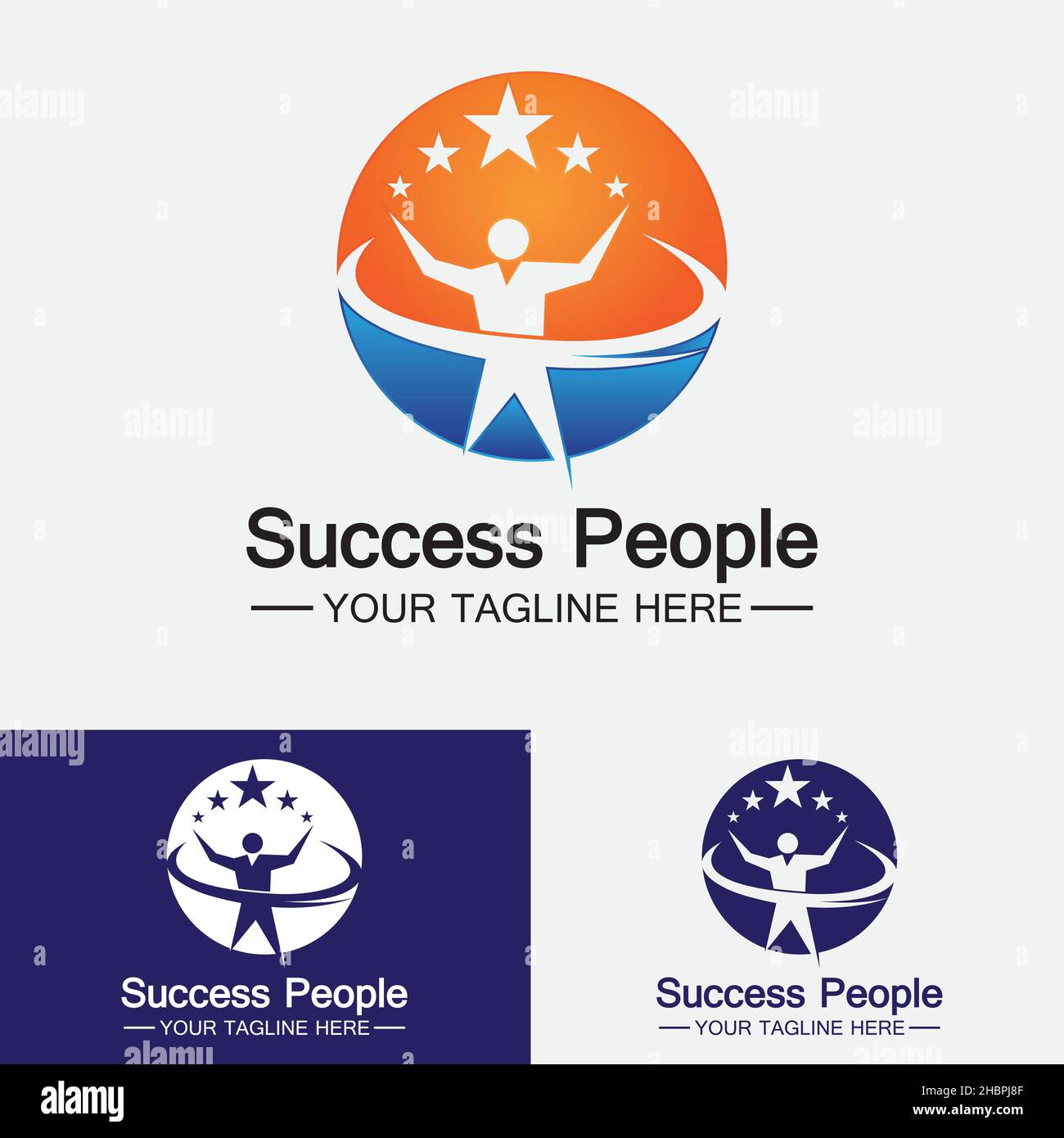 Success People Logo Vector Design Template Stock Vector Image & Art - Alamy