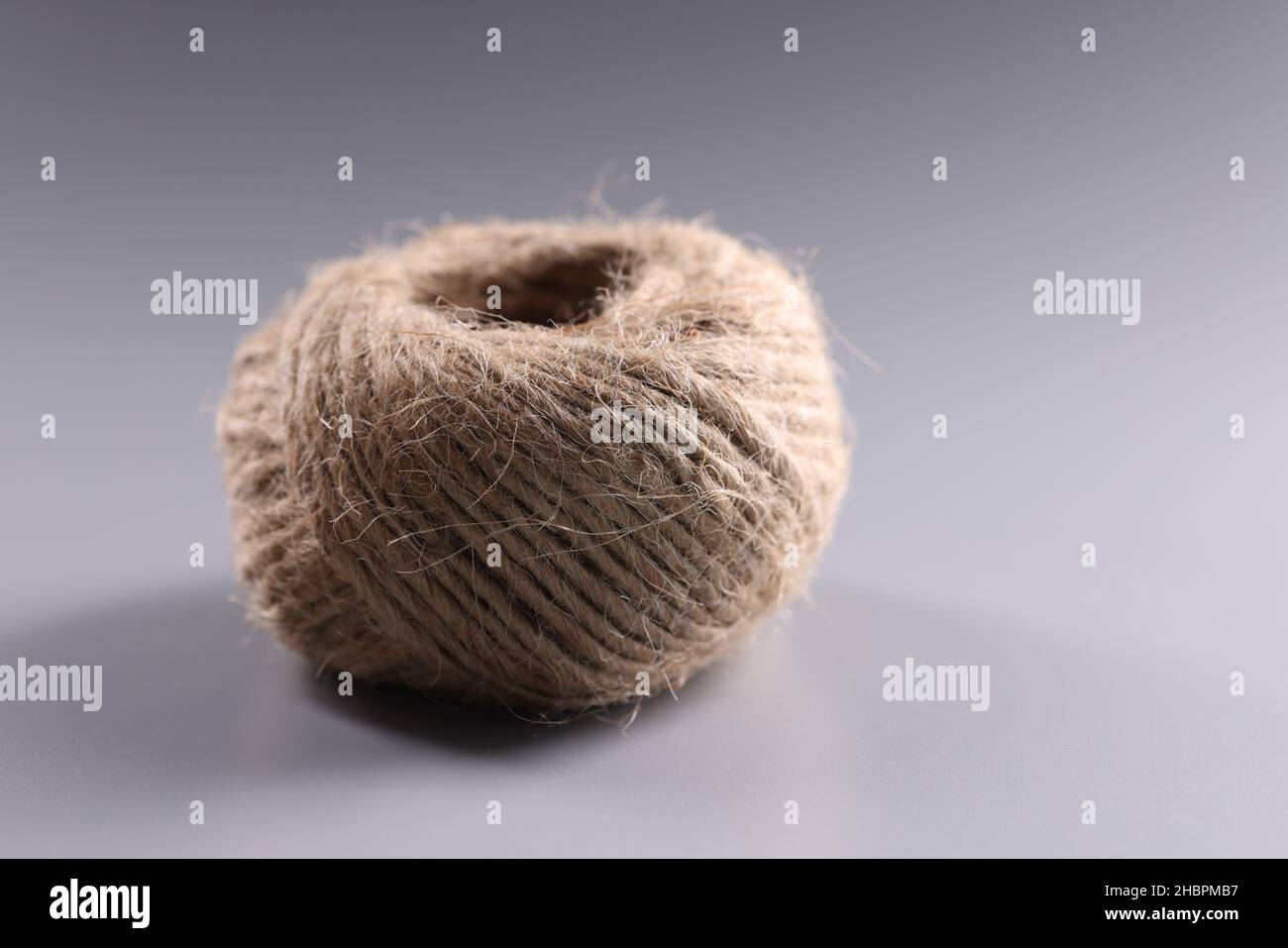 Rope Yarn Roller Isolated On White Stock Photo 1437429248